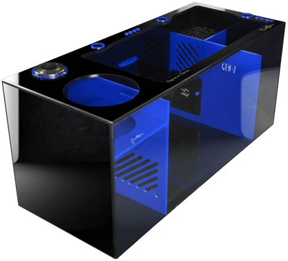 Bashsea 36x15x16" Royal Signature Series Sump - Black & BLUE