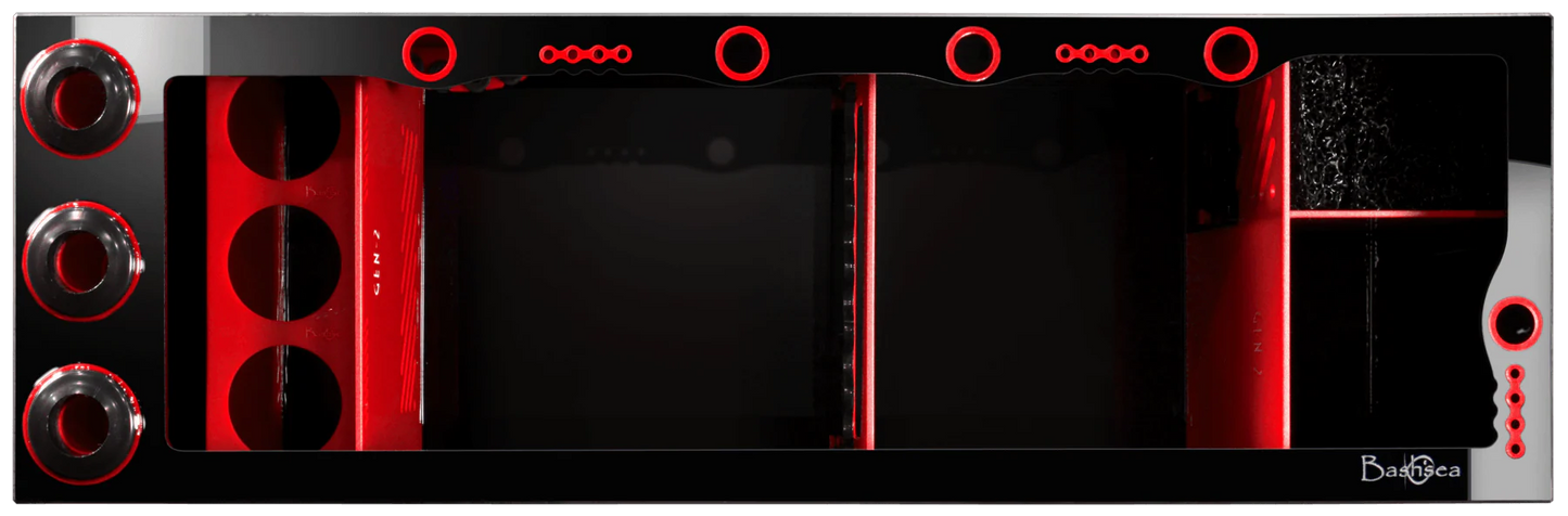 Bashsea 48x15x16 Ferrari Signature Series Sump GEN 2 - RED & Black