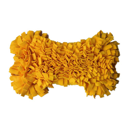 Bone toy pet sniffing pad