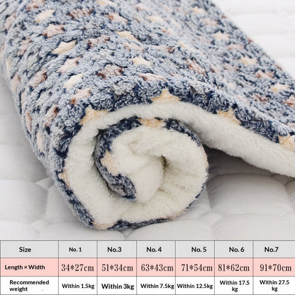 Thickened Pet Mat For Autumn And Winter Warmth