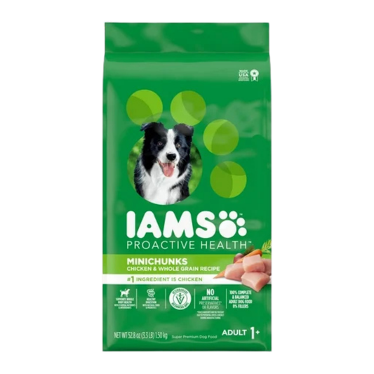 IAMS Proactive Health Minichunks Chicken & Whole Grain Adult Dry Dog Food (3.3lb)