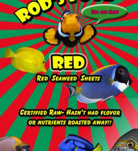 Rod's Food Seaweed 30gram - Red SHEETS