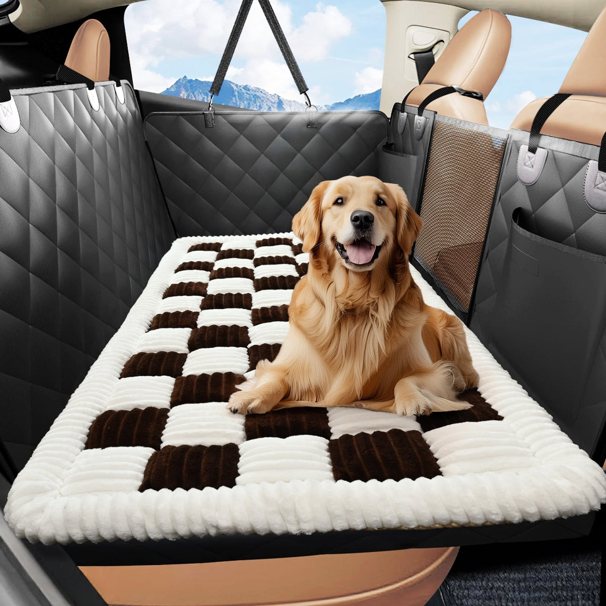 Washable Checkered Non-slip Car Mat