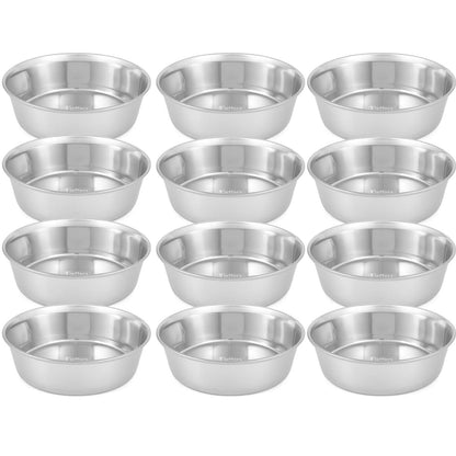 Jeffers Heavy Weight Stainless Steel Pet Bowls – Durable Pet Food & Water Dish, Chew-Resistant, Dishwasher Safe