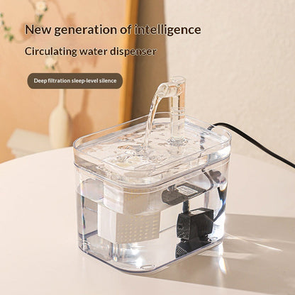 Portable Automatic Circulating Cat Water Fountain