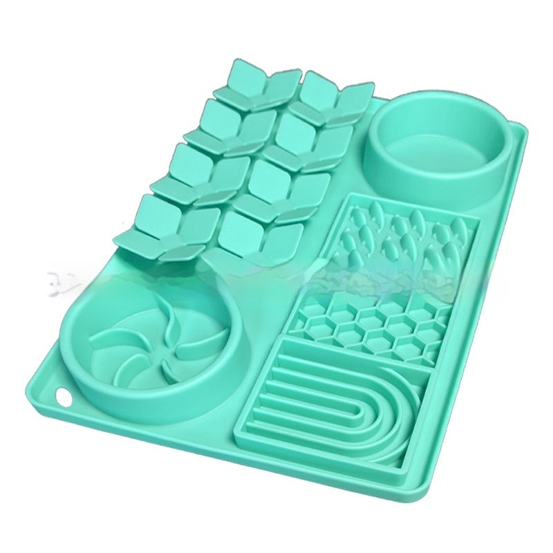 Pet Tableware Slow Food Suction Cup Slow Food Mat Dog Licking Mat