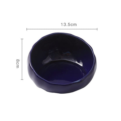 Ceramic Sloping Cat Bowl To Protect The Cervical Spine From Tipping Over