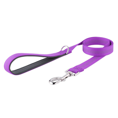 Fashionable Reflective Silk Webbing Pet Leash