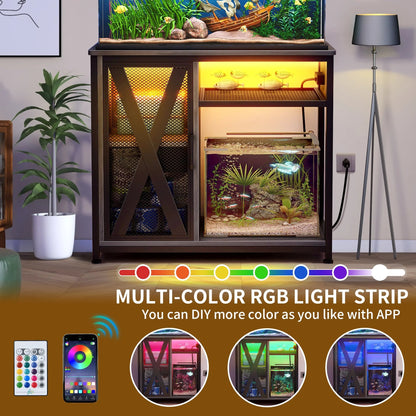 40-50 gallons Fish Tank Stand with Power Outlets