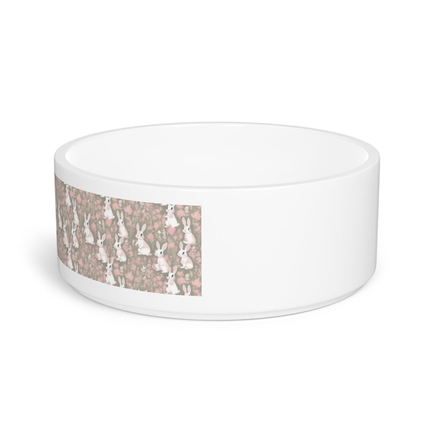 Blushing Meadow Bunny Parade Pattern - Pet Bowl