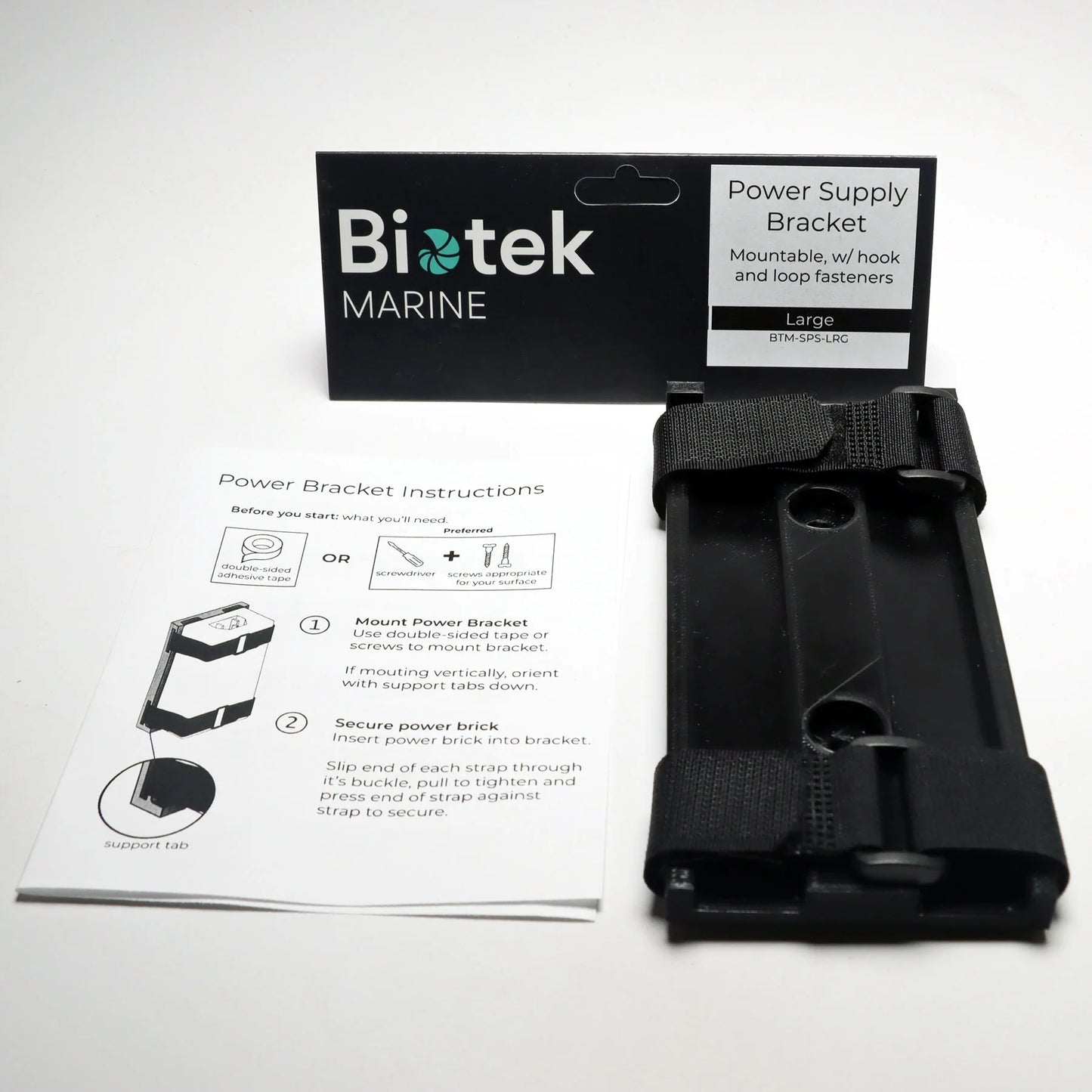 BioTek Marine Standard Power Supply Bracket Large