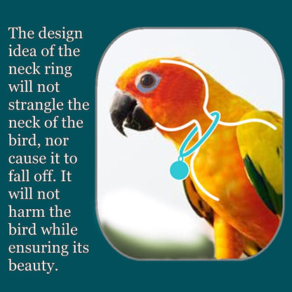 Parrot Bells Parrot Collar Necklace Parrot Decoration Parrot Scarf Clothes Budgerigar Peony Parrot Cockatiel Golden Sun Parrot