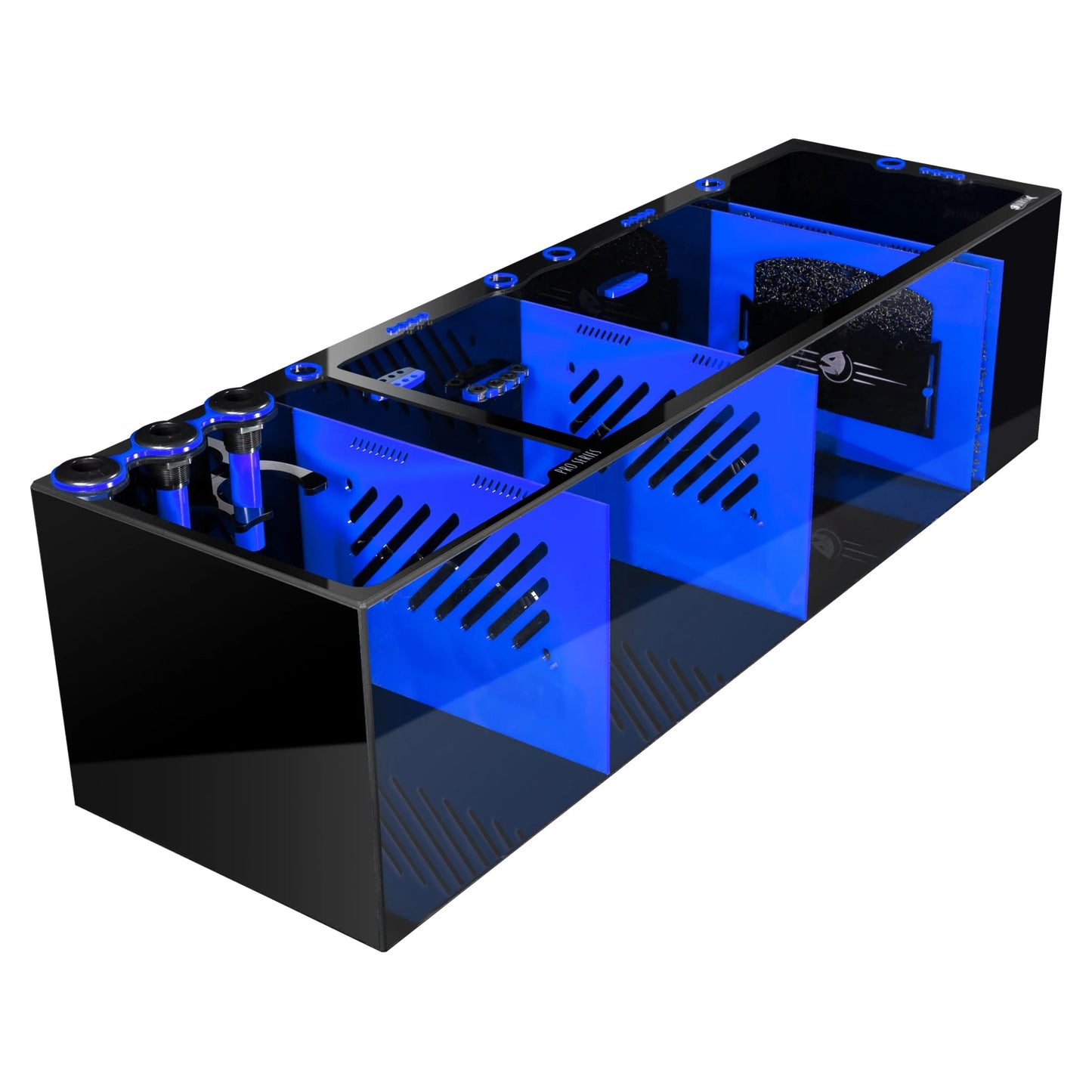 Bashsea 60x18x16 Pro Sump - BlueBlack