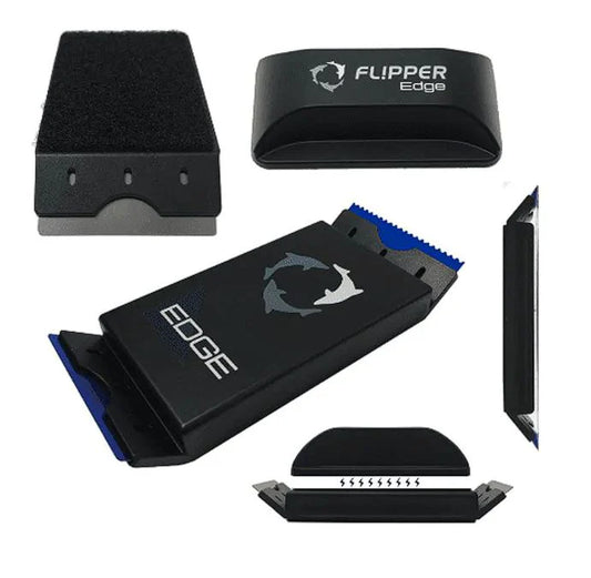 Flipper Edge 2-in-1 Magnetic Floating Aquarium Algae Cleaner