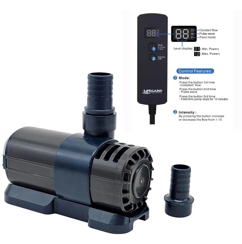 Lifegard Aquatics Quiet One DC Pump With Controller