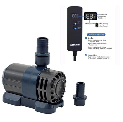 Lifegard Aquatics Quiet One 185 DC Pump With Controller