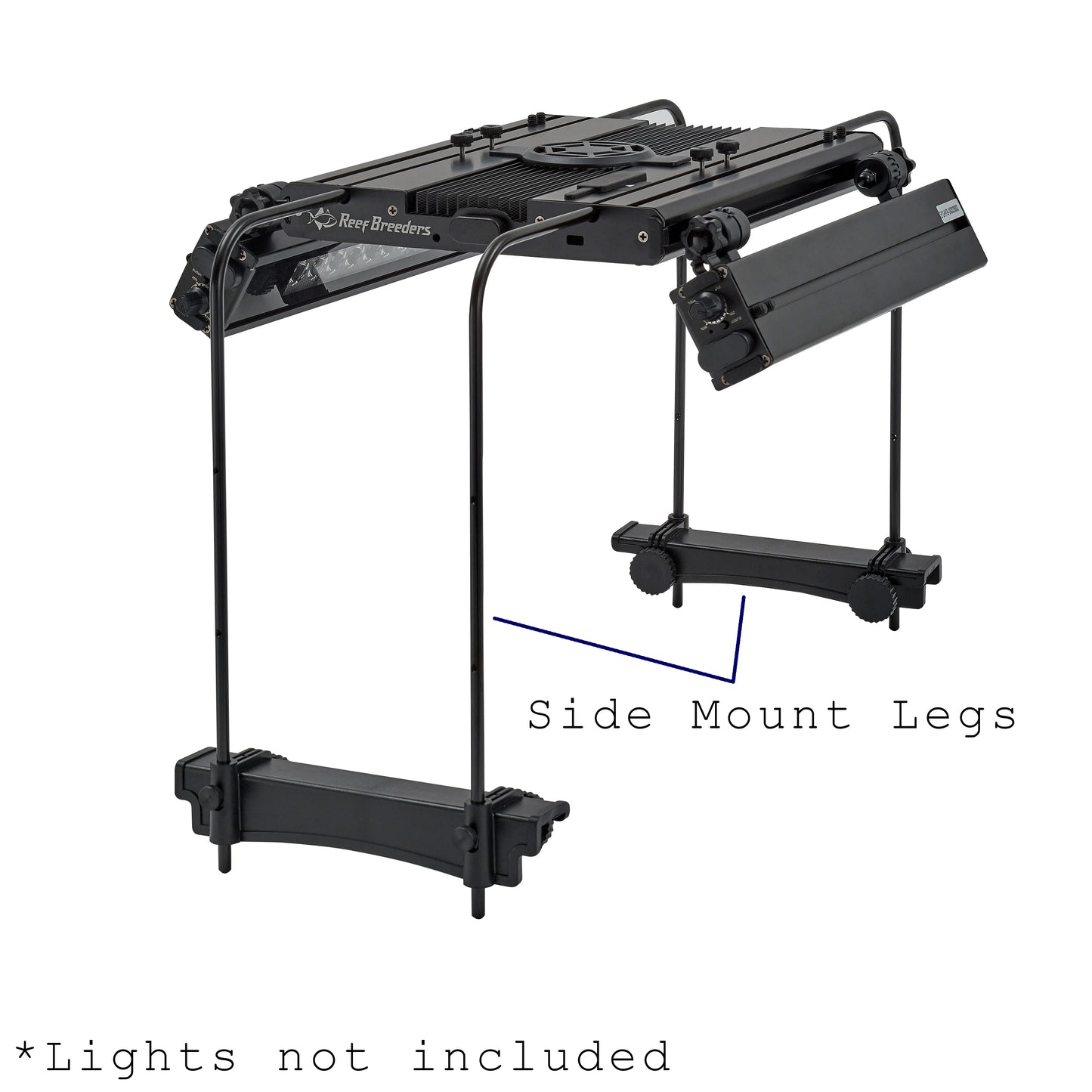 Reef Breeders Meridian Side Mount Legs - Black