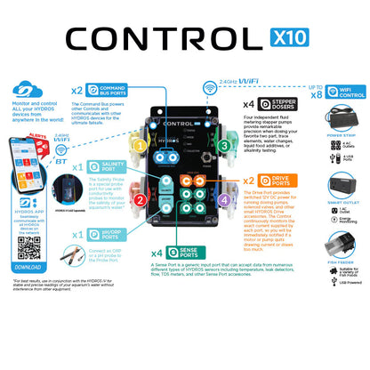 Hydros Control X10 Dosing Aquarium Controller