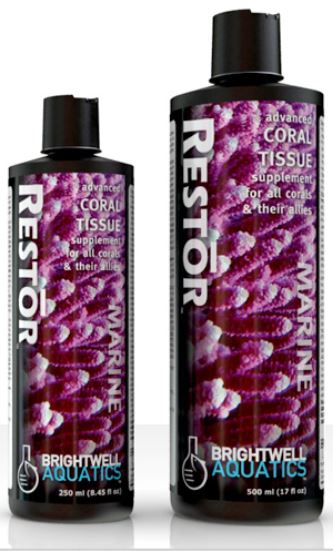 Brightwell Aquatics Restor - Liquid Coral Tissue Nutritional Supplement