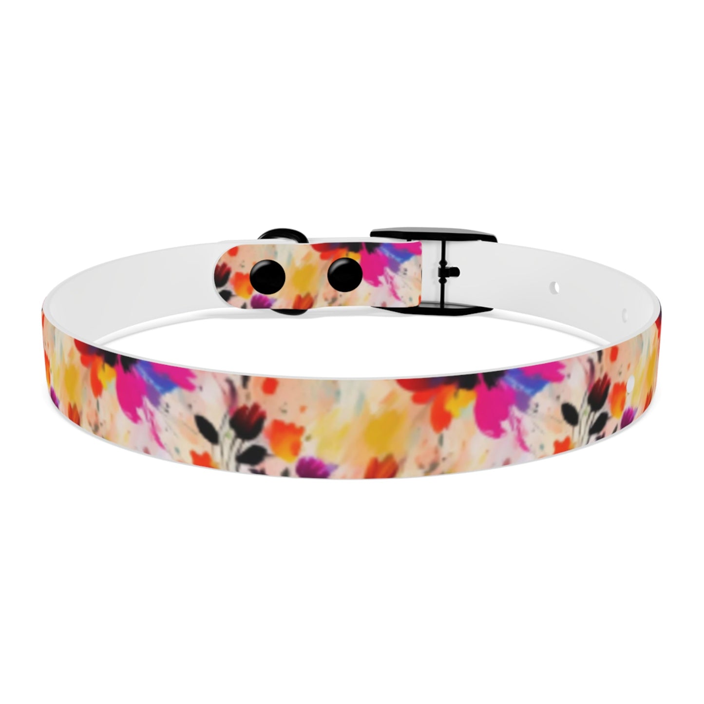 Wildflower Confetti in Watercolor Bloom - Pet Collar Pet Zen