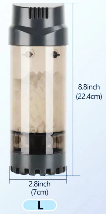 AQQA Submersible Aquarium Fluidized Bed Filter - L