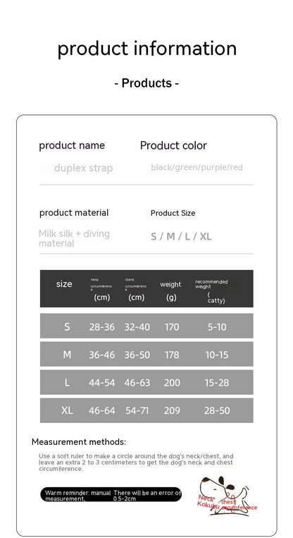 Dog Hand Holding Rope Chest Strap Reflective Vest Explosion-proof Medium Large Dog Pet Traction Dog Leash