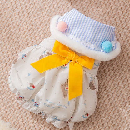 Autumn And Winter Pet Clothes, Outdoor Work Clothes, Warm Lady Skirts, Princess Skirts, And Various Styles Of Cat And Dog Clothes