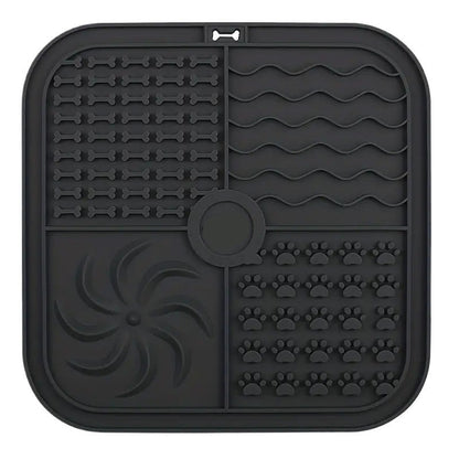 Bottom Suction Cup Non-slip Silicone Pet Slow Food Mat