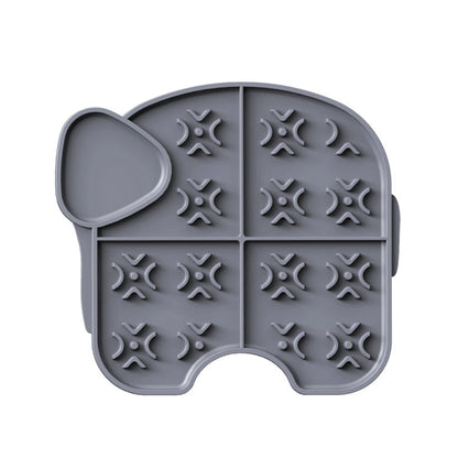 Pet Slow Food Pad Licking Pad Suction Cup Silicone Anti-choking Slow Food Pet Soothing Artifact Silicone Bowl Universal For Cats And Dogs