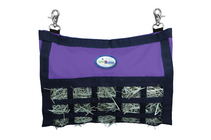 CuteNFuzzy Rabbit & Guinea Pig Hay Bag Feeder with Super Tough Bottom® Design | 25 Feeding Openings | Large 15" x 11" x 3" Hanging Hay Feeder | Less Waste, Cleaner Cage | Made in USA Design