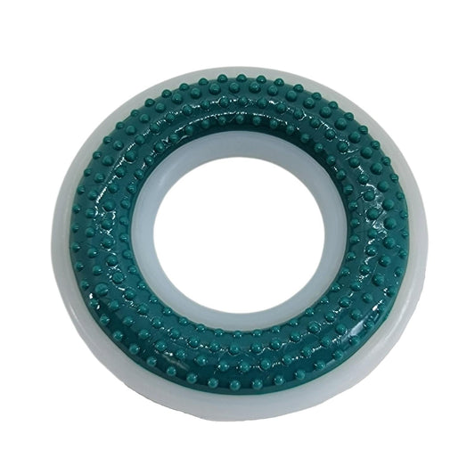 TPR & Nylon Dental Chew Ring Toy for Dogs - Ideal for Aggressive Chewers – (4" Diameter)