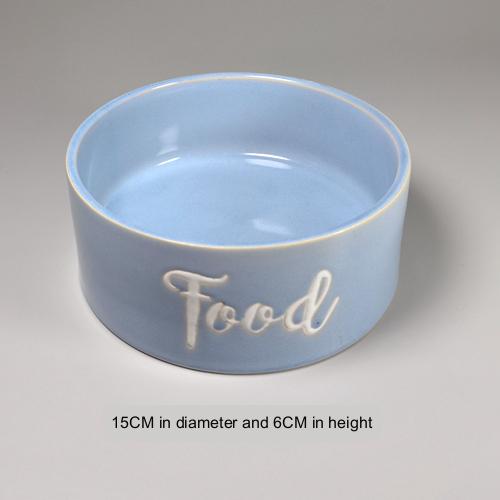 Tail Single Medium Anti-tip Neck Guard Cute Dog Bowl
