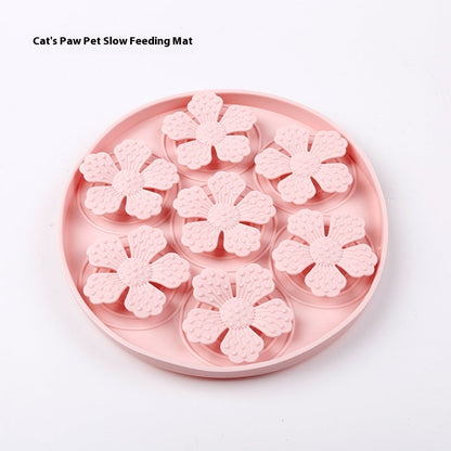 Pet Licking Pad Snack Pad Dog Tableware Suction Cup Silicone Food Bowl
