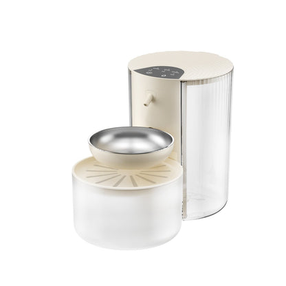Smart Constant-Temperature 3L Pet Water Fountain With Clean-Water Separation & Tipping Mechanism.