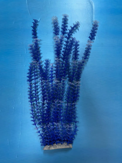 Artificial Aquarium Plant for Fish Tanks, LARGE aquarium plastic plant, 22" TALL