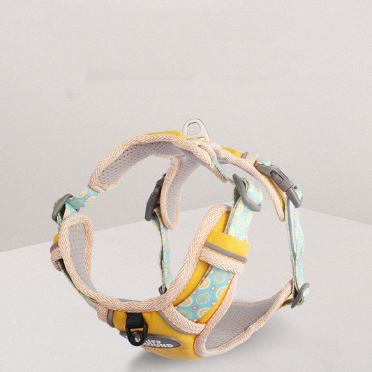 Pet Fashion Simple Chest Strap Leash Set