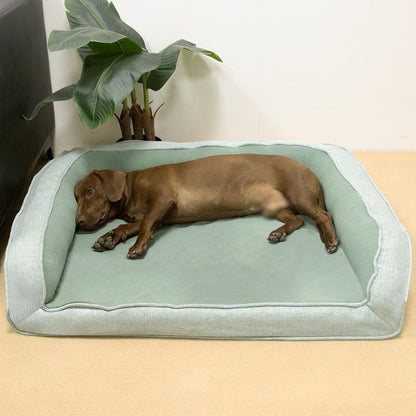 Pet Bed Orthopedic Dog Lounger Spine Supporting Cat And Dog Kennel