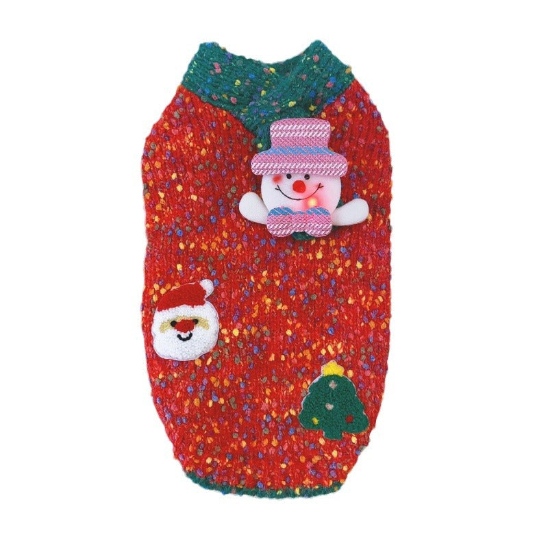 Christmas Pet Sweater AutumnWinter Warmth-Enhancing
