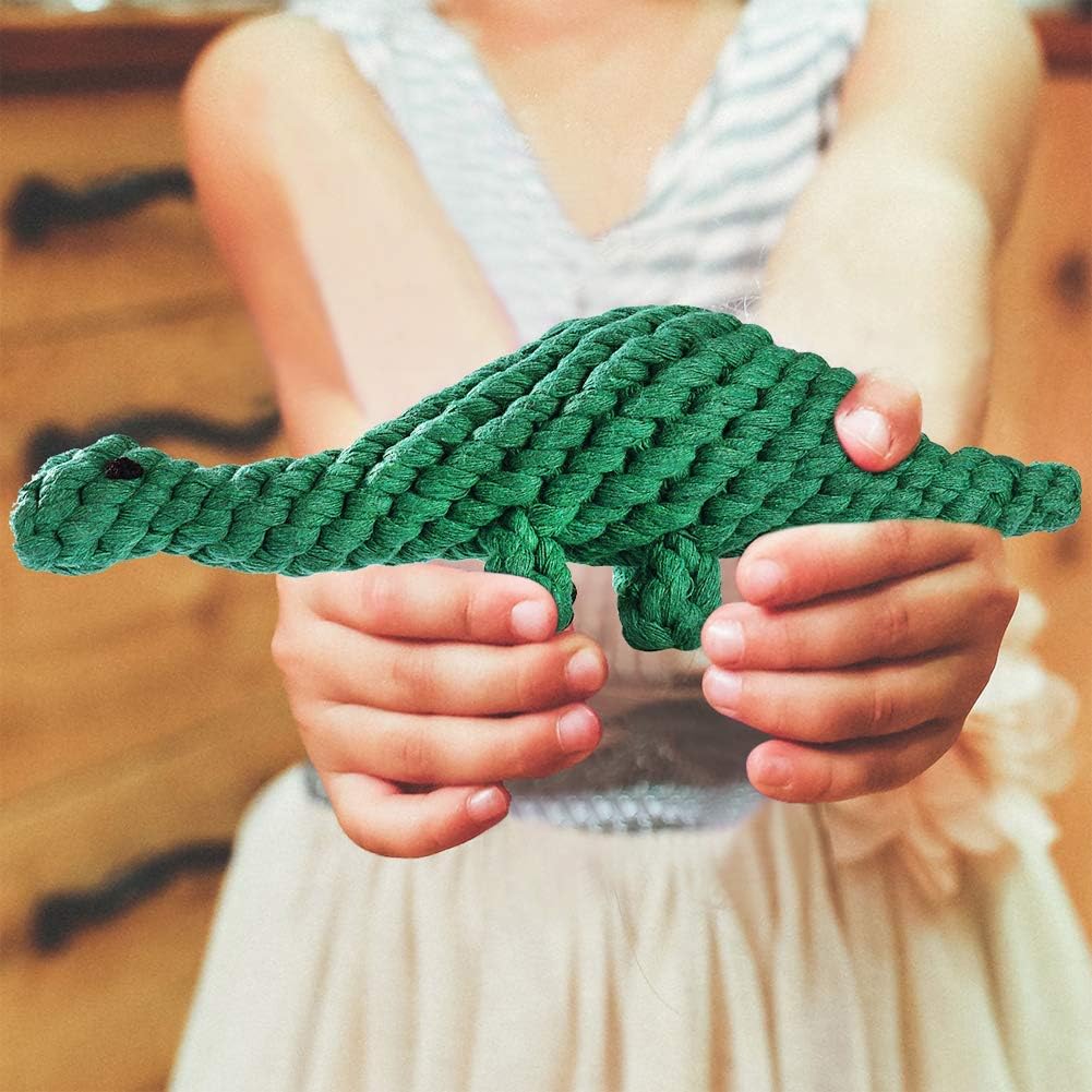 Interactive Dog Rope Toy Set Animal Design Durable And Teeth Cleaning Toy For Small Medium Dog Chew Training And Biting Toys