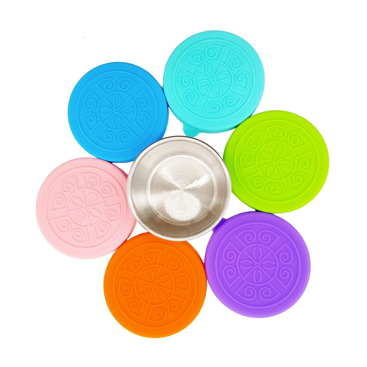 Stainless Steel Diet Prep & Feeding Cup with Airtight Silicone Lid (1.5 oz)