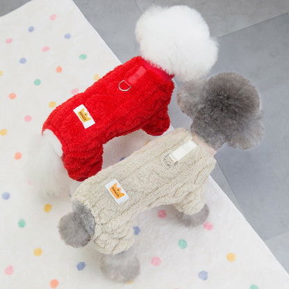 Dog Clothes Four-legged Fleece Arctic Twist Fleece