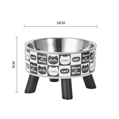 Cat Neck Protection Pet Anti-tumble Cat Bowl