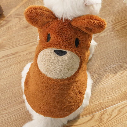Fleece-lined Warm Pet Dog Clothes