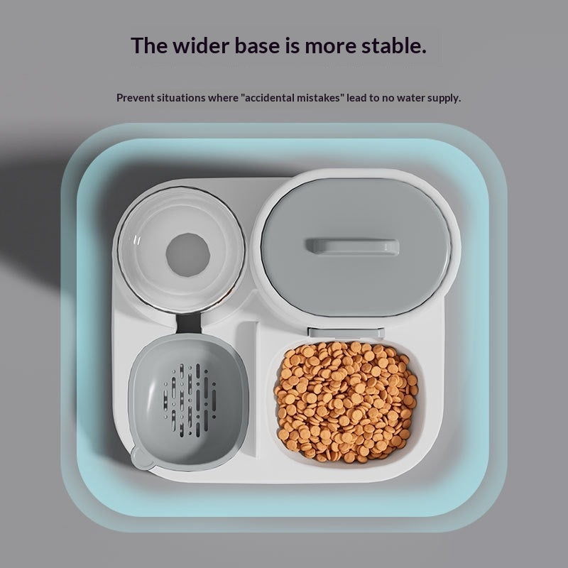 Automatic Cordless Pet Feederanti-tip Design To Prevent Spills