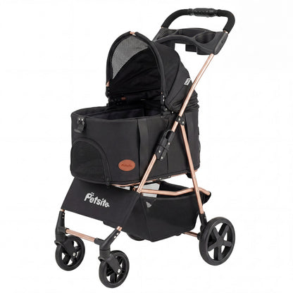 3-in-1 Foldable Pet Stroller for Small to Medium Dogs