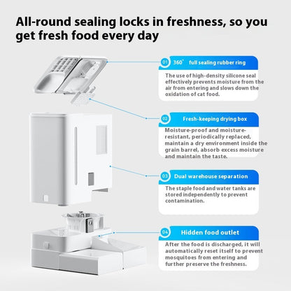 Wireless Smart Video Automatic Pet Feeder