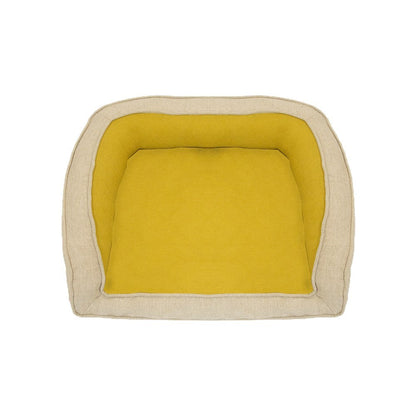 Pet Bed Orthopedic Dog Lounger Spine Supporting Cat And Dog Kennel