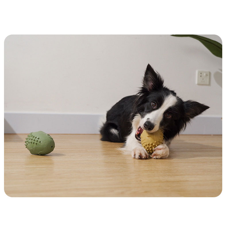 Rubber Retro Mask Voice Dog Toy
