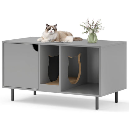 40 Inch Cat Litter Box Enclosure for 2 Cats Hidden Cat Washroom