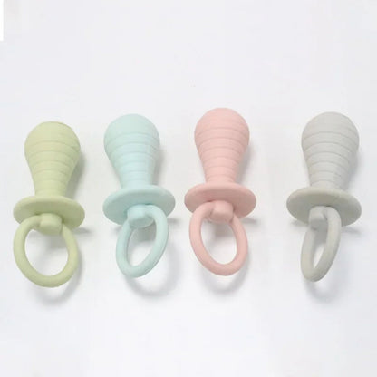 Pet Pacifier Rubber Toys For Newborn Dogs Cat Chew Toys Puppy Kitty Products Dog Games Sound Squeaker